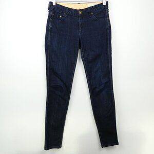 Rag & Bone Jeans Womens 26 Low Rise Skinny Blue Denim Stretch Made New York